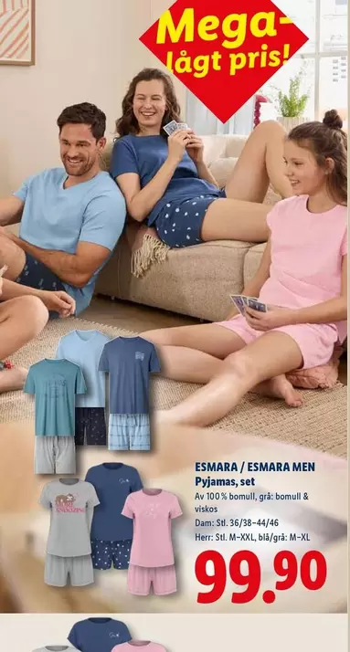 ESMARA / ESMARA MEN Pyjamas, set