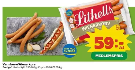 Lithells - Varmkorv/Wienerkorv