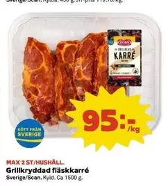 Scan - Grillkryddad fläskkarré