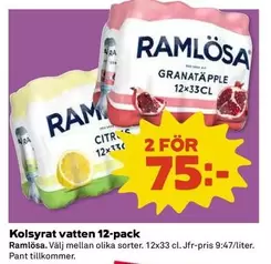 ramlösa - Kolsyrat vatten