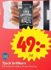 Extra - Tjock Grillkorv