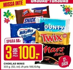 Snickers - CHOKLAD MINIS