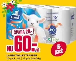 Lambi - TOALETTPAPPER