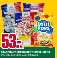 FRANSKA FRUKTKOLOR, FRUKTKLUBBOR