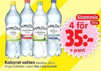 ramlösa - Kolsyrat vatten