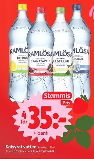 ramlösa - Kolsyrat vatten
