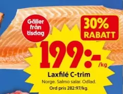 Laxfilé C-trim
