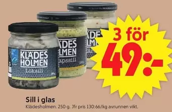 Sill i glas