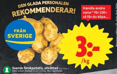 Svensk färskpotatis