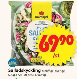 Kronfågel - Salladskyckling