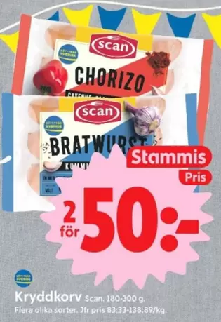 Scan - CHORIZO, BRATWURST