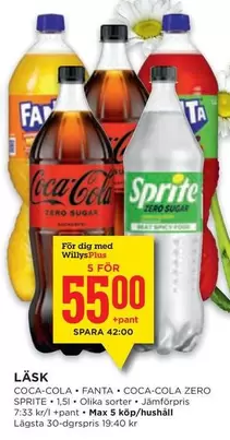 coca-cola - LÄSK