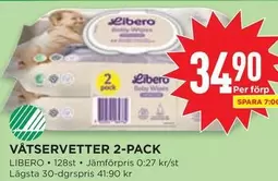 Libero - Våtservetter 2-pack
