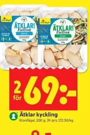 Kronfågel - Ätklari kyckling