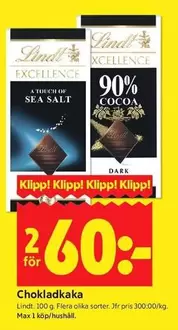 Lindt - Chokladkaka