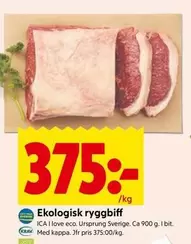 Ekologisk ryggbiff