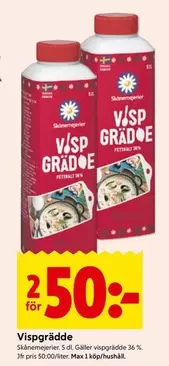 Skånemejerier - Vispgrädde