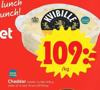 Kvibille - Cheddar