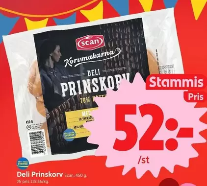 Scan - Deli Prinskorv