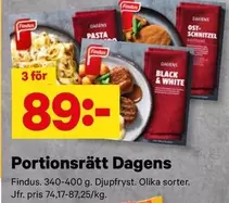 Findus - Portionsrätt Dagens