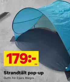 Strandtält pop-up
