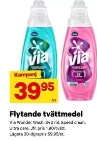 Via - Flytande tvättmedel
