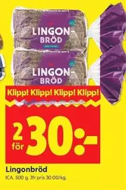 Lingonbröd