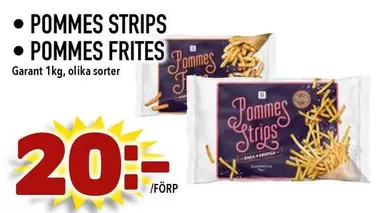 Garant - POMMES STRIPS / POMMES FRITES