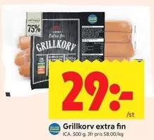Extra - Grillkorv extra fin