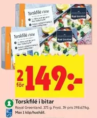 Royal Greenland - Torskfilé i bitar