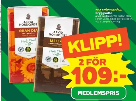Arvid Nordquist - Bryggkaffe