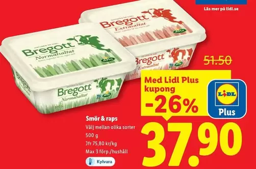 Bregott - Smör & raps