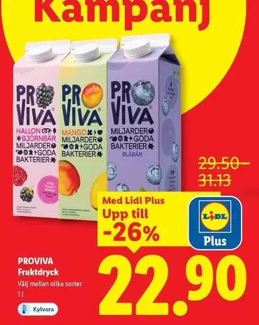 Proviva - PRO VIVA Fruktdryck