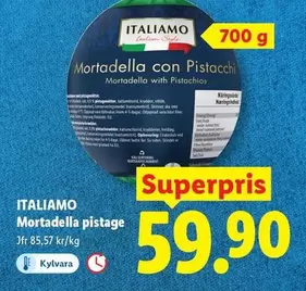 Mortadella con Pistacchi