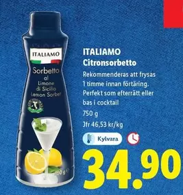 Citronsorbetto