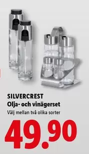 silvercrest - Olja- och vinäger set