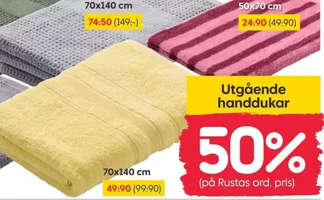 Handdukar
