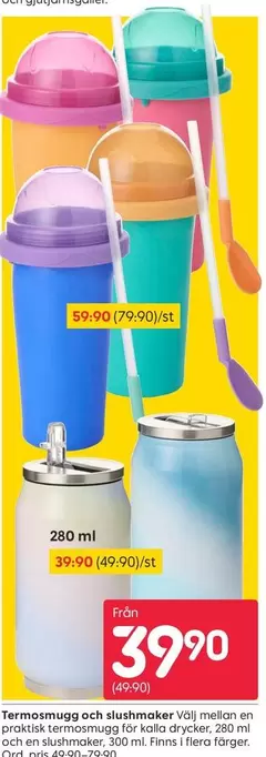 Termosmugg och slushmaker