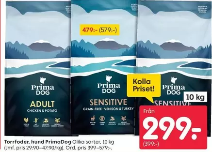 Prima - Torrfoder, hund