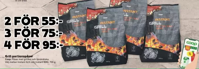 Coop - Grill-portionskol