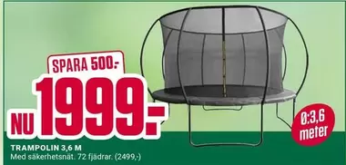 TRAMPOLIN 3,6 M