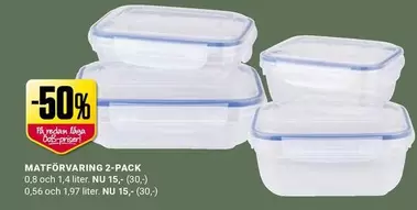 MATFÖRVARING 2-PACK