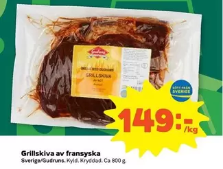 Grillskiva av fransyska