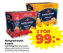 Kolsyrad dryck 6-pack
