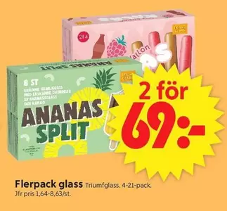 ANANAS SPLIT Triumfglass