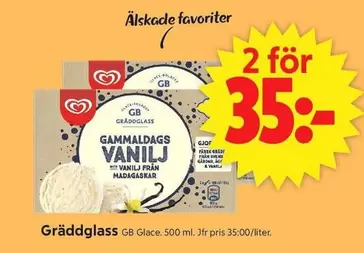 GB Glace - Gräddglass
