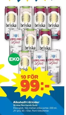 EKO - Alkoholfri öl/cider