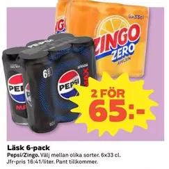 Pepsi - Läsk 6-pack