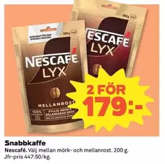 Nescafe - Snabblkaffe Mellanrost
