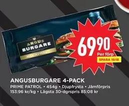 Prime - ANGUSBURGARE 4-PACK